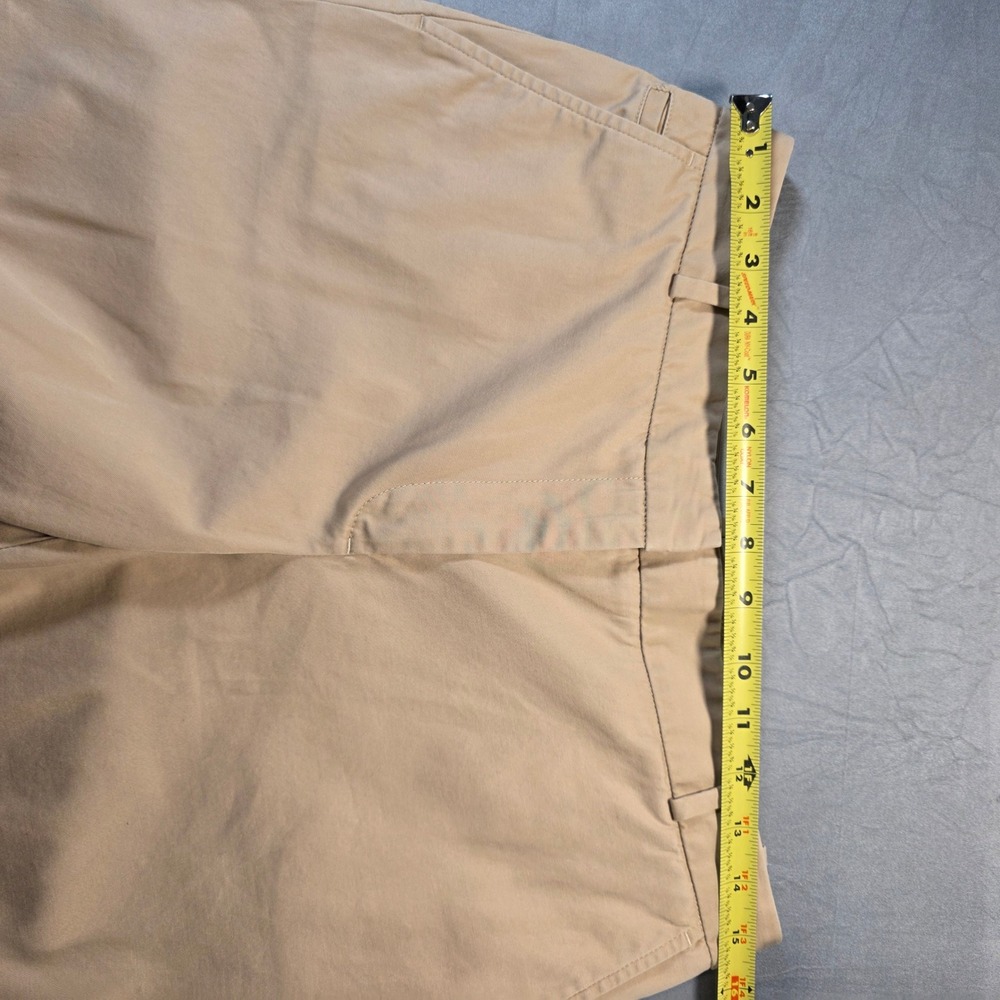 Talbots Womens Khaki Chino‎ Shorts Size 6 Tan Cotton Stretch Mid Rise - Picture 4 of 11